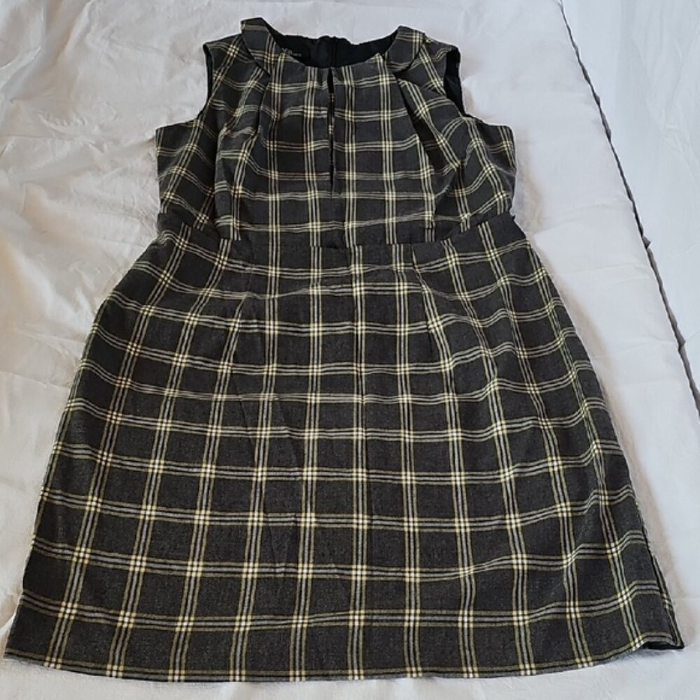 AGB Plaid Sleeveless Dress